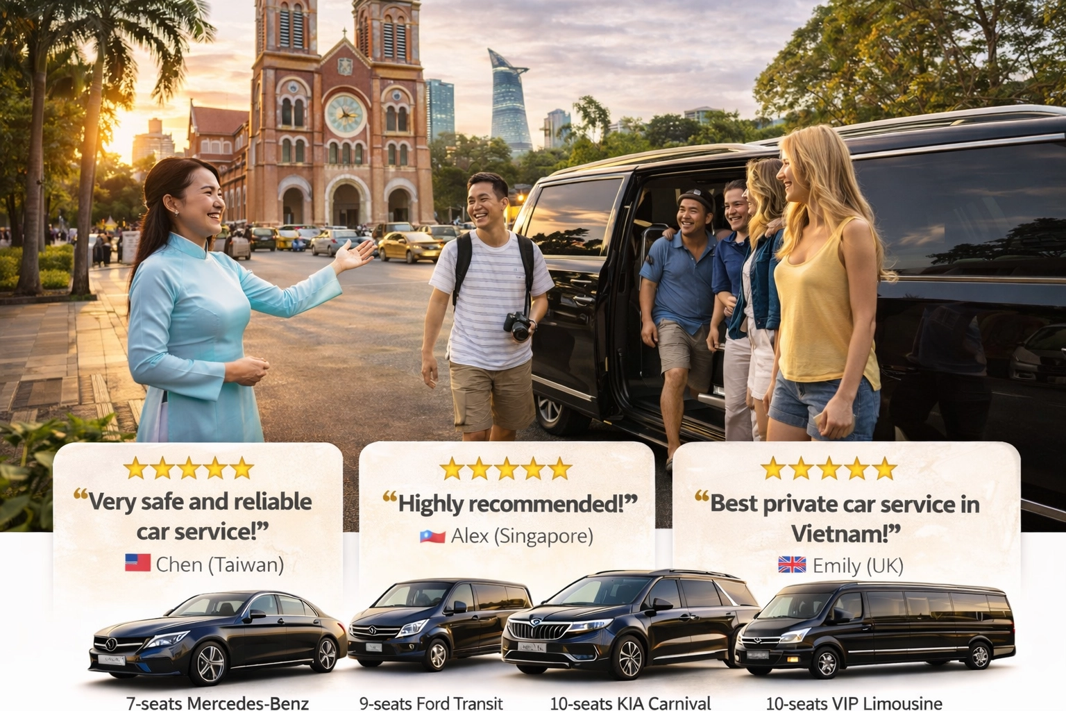 胡志明市机场包车接送